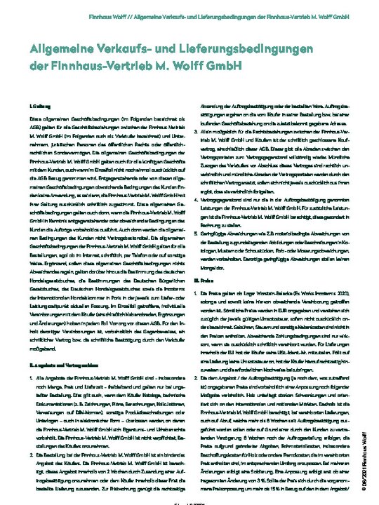 Allgemeine Geschäftsbedingungen für Händler
