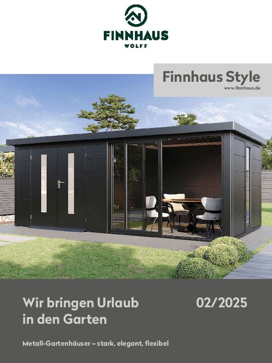 Katalog Metall-Gartenhäuser